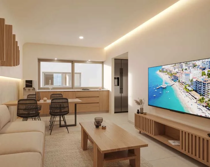 Render modelo 50 m2